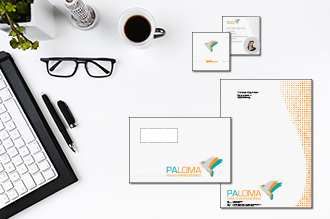 Visual identity for Paloma Marketing